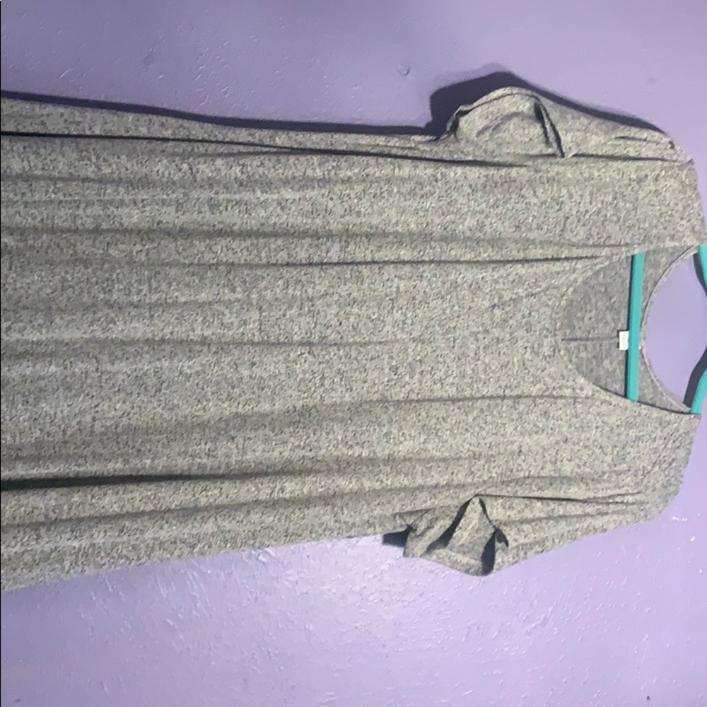 Gray t shirt dress